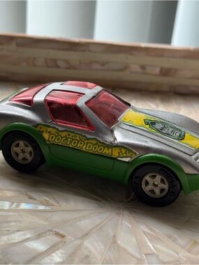 Vintage 1980 Buddy L Doctor Doom Car Marvel Toy Japan – Comic Character Vehicle